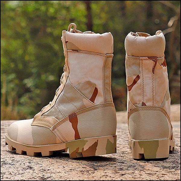 High-Top Desert Camouflage Tactical Boot