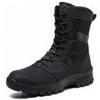 Men's Black Military Boots