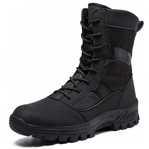 Men's Black Military Boots