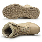 Men's Khaki Tactical Combat Boots