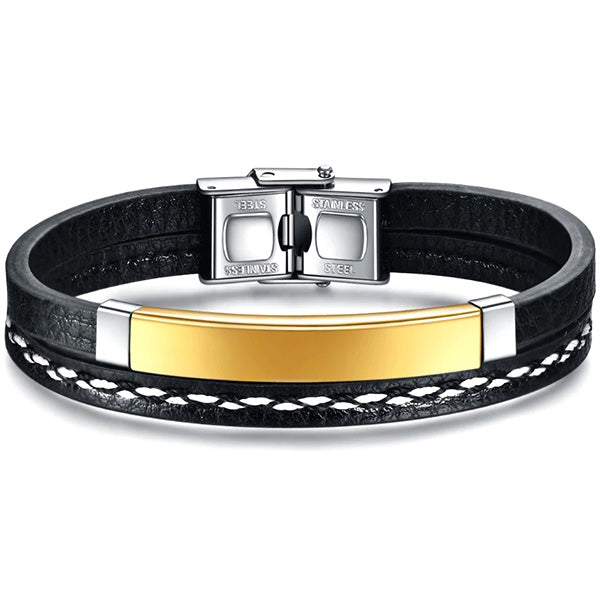 Customizable Military Bracelet with Dog Tag