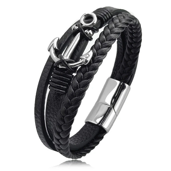 Men's Anchor Rope Bracelet