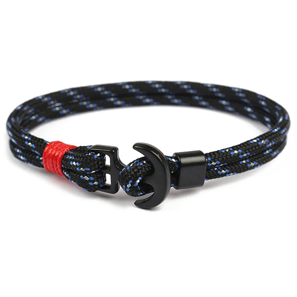 Men's Marine Anchor Wave Bracelet