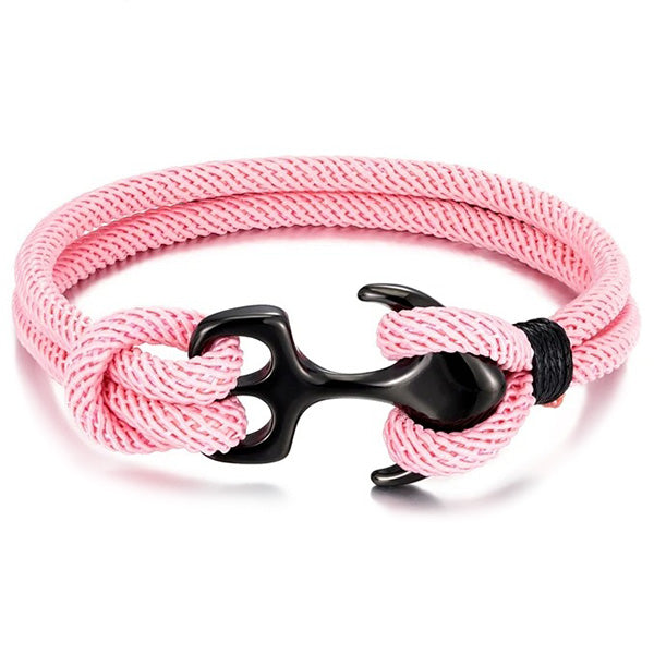 Pink Anchor Bracelet