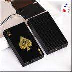 Matte Black Ornate Ace of Spades Lighter