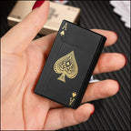 Matte Black Ornate Ace of Spades Lighter