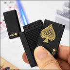 Matte Black Ornate Ace of Spades Lighter