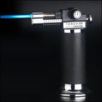 Professional Black Torch Lighter with Textured Grip