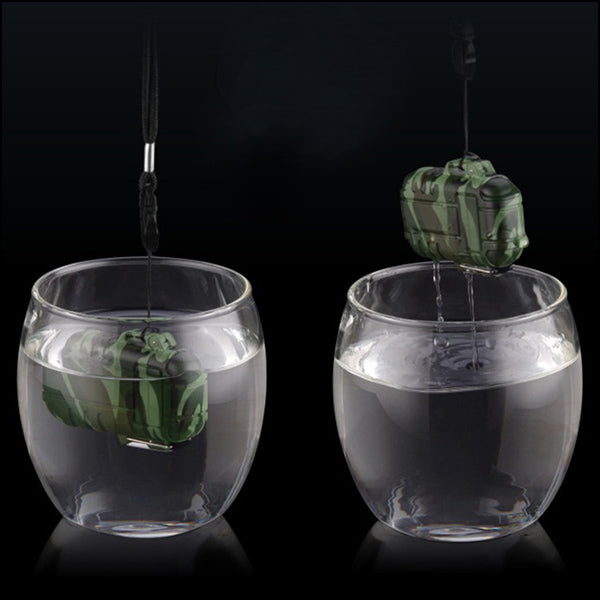 Rugged Green Camo Arc Lighter with Clip