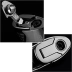 Modern Brushed Chrome Jet Torch Lighter