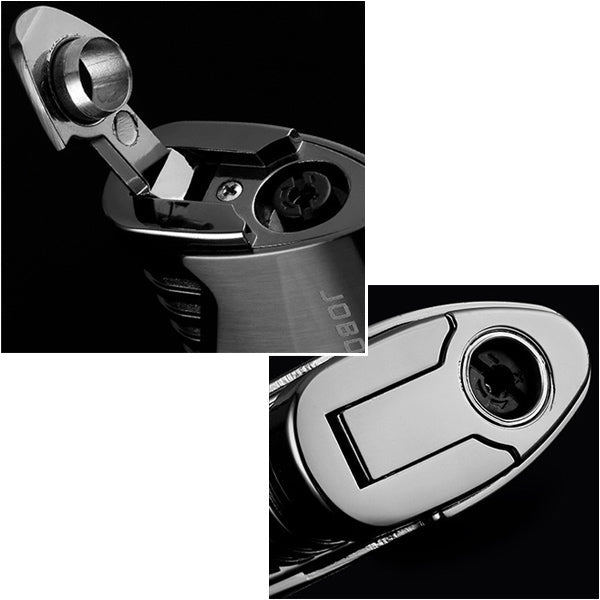 Modern Brushed Chrome Jet Torch Lighter