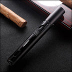 Slim Gunmetal Gray Single Jet Torch Lighter