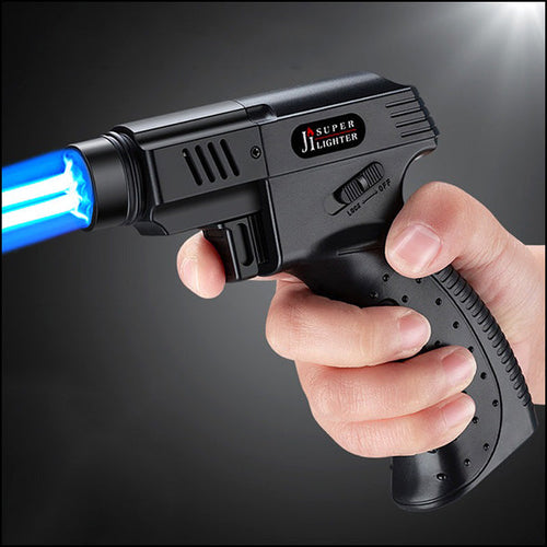 Black Pistol Grip Butane Torch