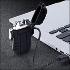 Black Rugged Explorer Plasma Arc Lighter