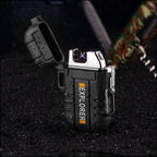 Black Rugged Explorer Plasma Arc Lighter