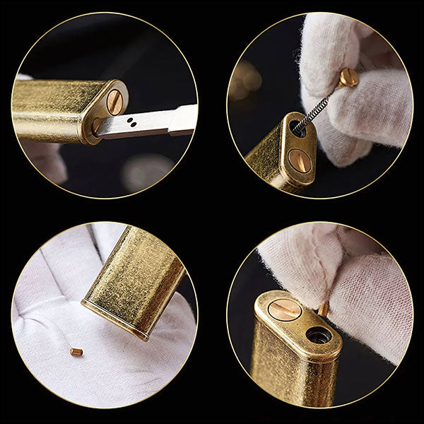 Classic Antique Brass Lighter