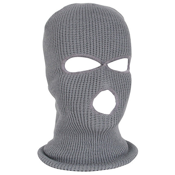 Three-Hole Military Balaclava Grey