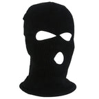 Military Balaclava with Three Holes, Black