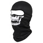 Black Skull Face Balaclava Mask for Cycling