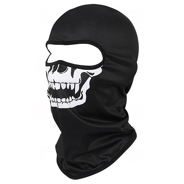 Black Skull Face Balaclava Mask for Cycling