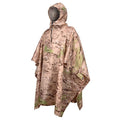 Desert Camouflage Military Poncho