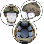 MultiCam FAST Tactical Helmet with Side Rails