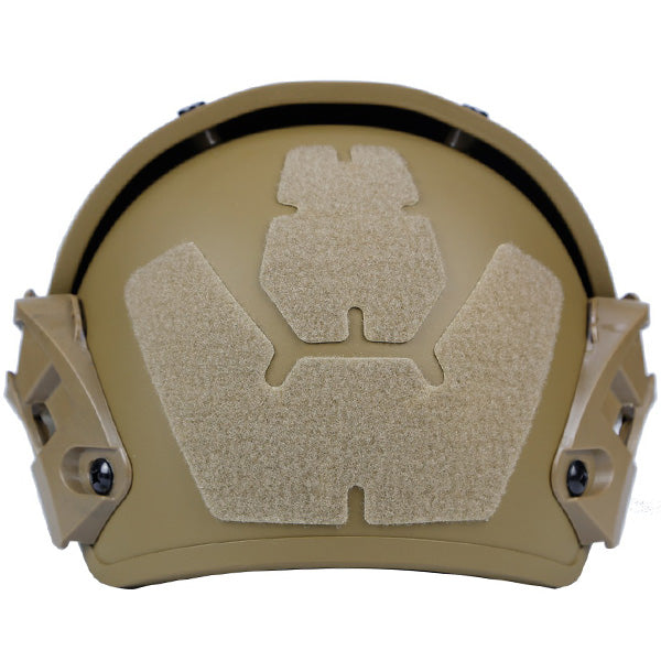 Tan Fast Style Tactical Helmet with Side Rails