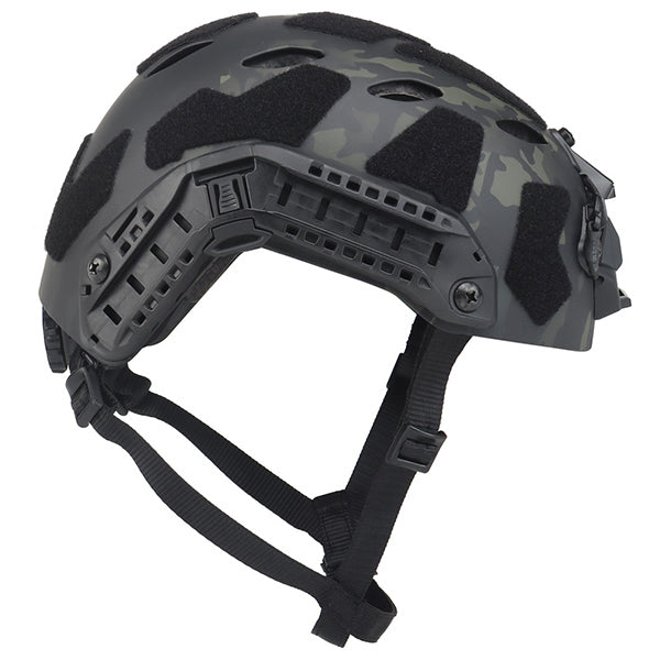 Dark Multicam Tactical Helmet with ARC Rails