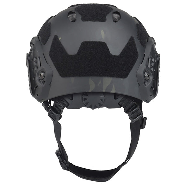 Dark Multicam Tactical Helmet with ARC Rails