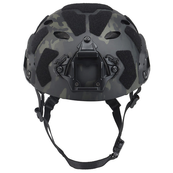 Dark Multicam Tactical Helmet with ARC Rails