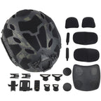 Dark Multicam Tactical Helmet with ARC Rails