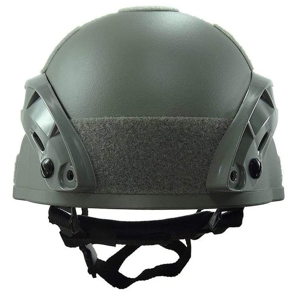 Olive Green Airsoft FAST Helmet with Side Rails