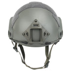 Olive Drab Tactical FAST Helmet with Rails