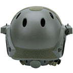Olive Green Tactical Helmet with Full Face Protection