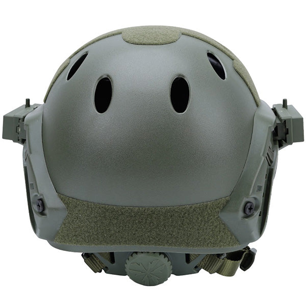 Olive Green Tactical Helmet with Full Face Protection