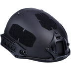 Matte Black FAST Tactical Helmet with Rails