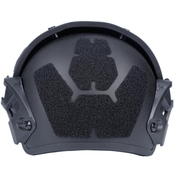 Matte Black FAST Tactical Helmet with Rails