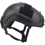Matte Black Tactical Helmet with Side Rails & NVG Mount