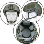 Sage Green Modular Tactical Helmet with Rails