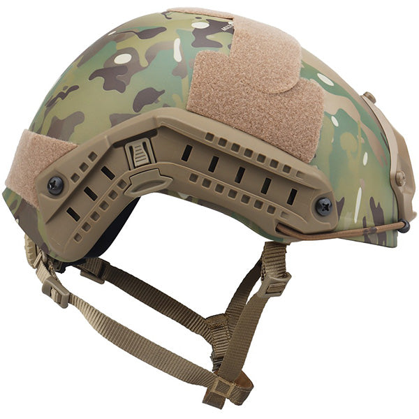 Multicam Tactical Airsoft Helmet with Side Rails