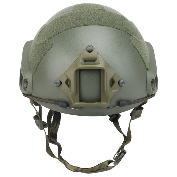 Olive Drab Tactical Airsoft Helmet with Rails