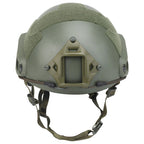 Olive Drab Tactical Airsoft Helmet with Rails