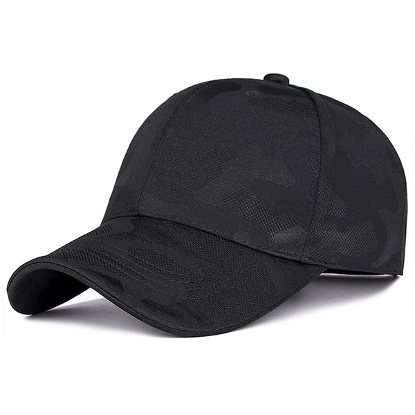 Black Camouflage Cap