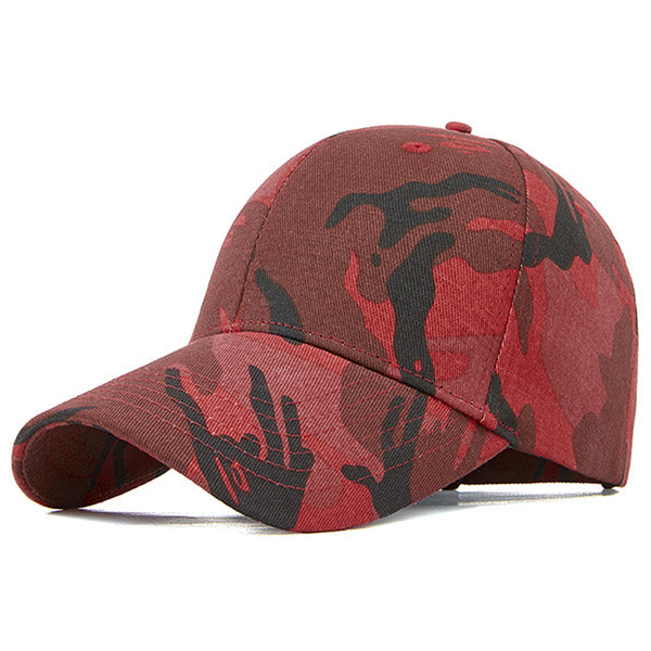 Red Camouflage Cap