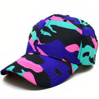 Women's Purple Camouflage Cap