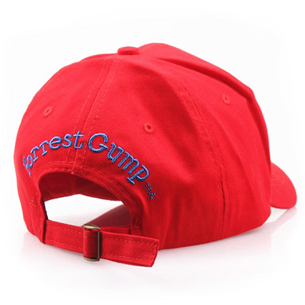 Red Bubba Gump Co. Embroidered Baseball Cap