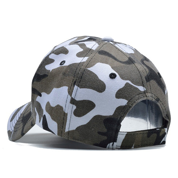 Woodland Camouflage Cotton Baseball Cap