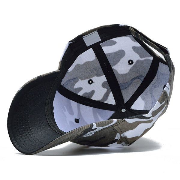 Woodland Camouflage Cotton Baseball Cap