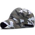 Camouflage Cap with Trellis Print