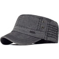 Men's Black Military Cap